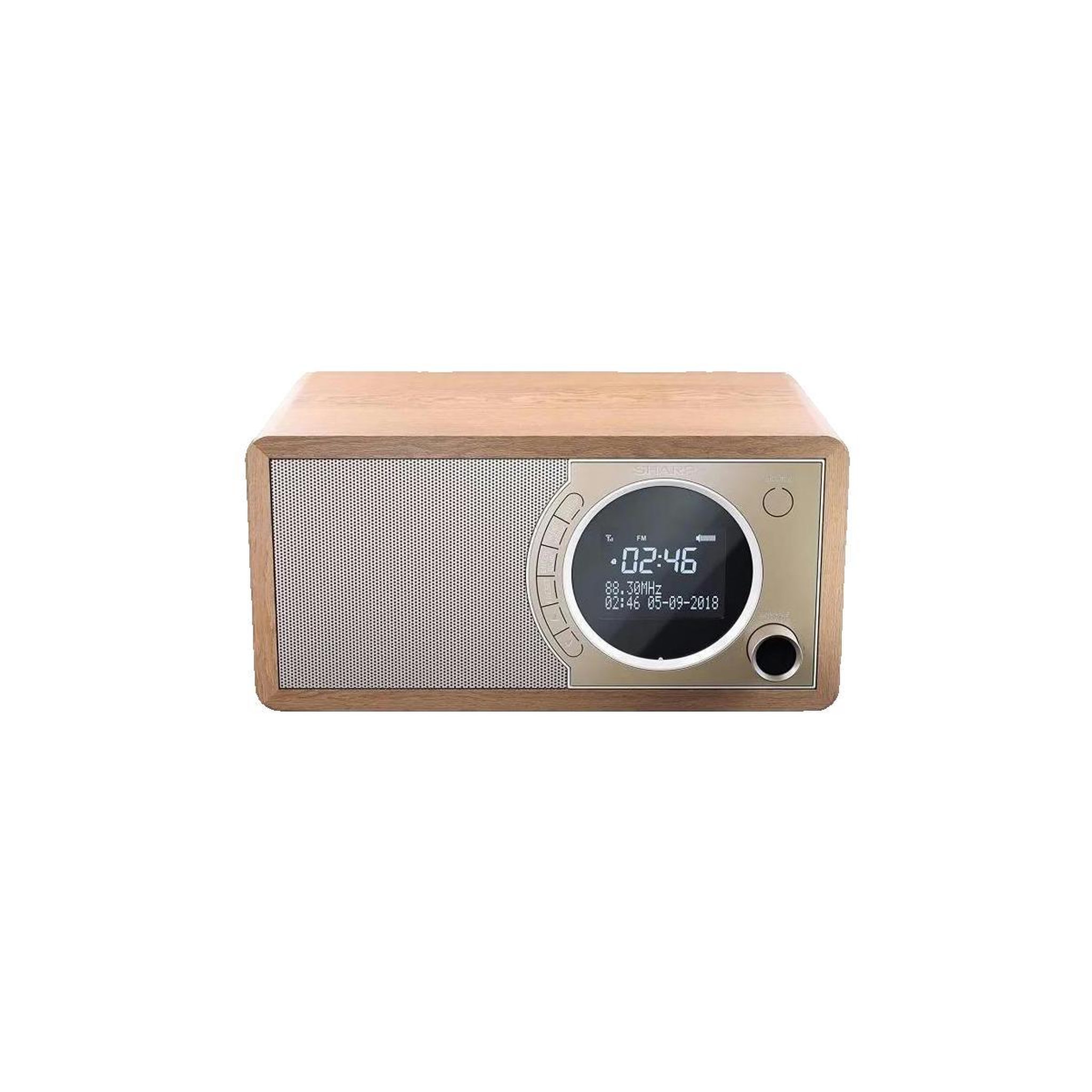 Sharp Radio numérique Sharp DR-450 Bluetooth marron