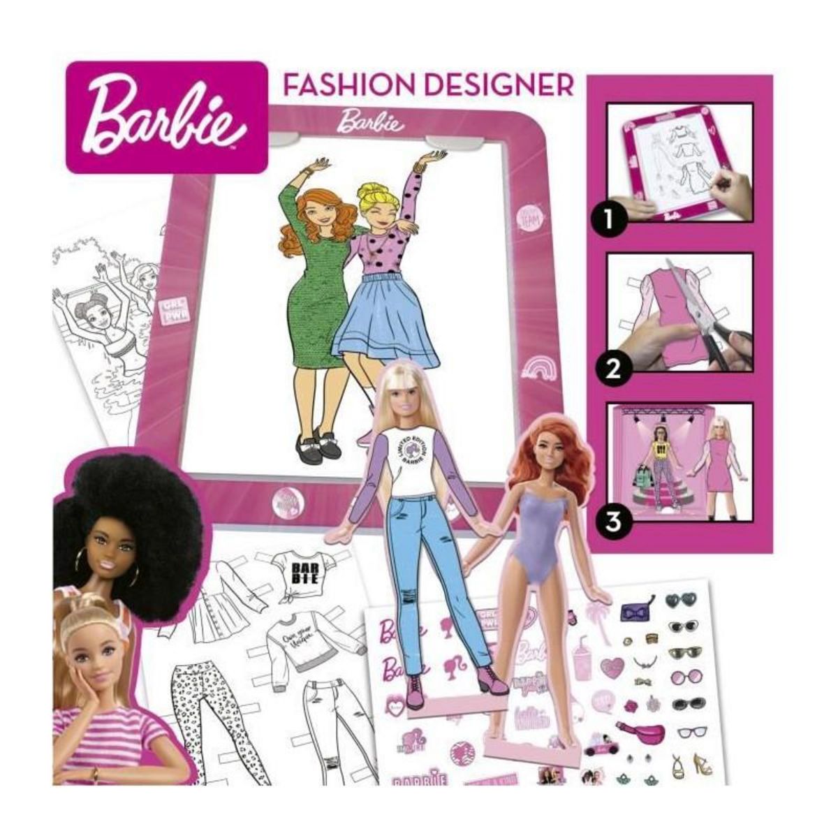 EDUCA Tableau Design Barbie educa-borras rose