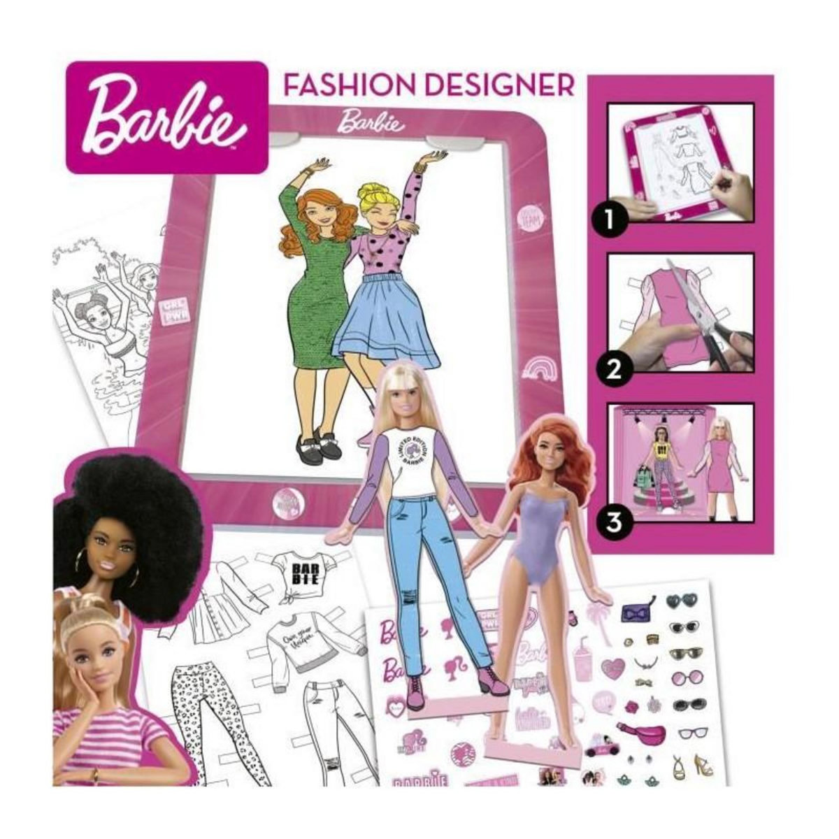 EDUCA Tableau Design Barbie educa-borras rose