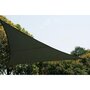 HESPERIDE Voile d'ombrage triangulaire Curacao - 5 x 5 x 5 m - Bleu Gris