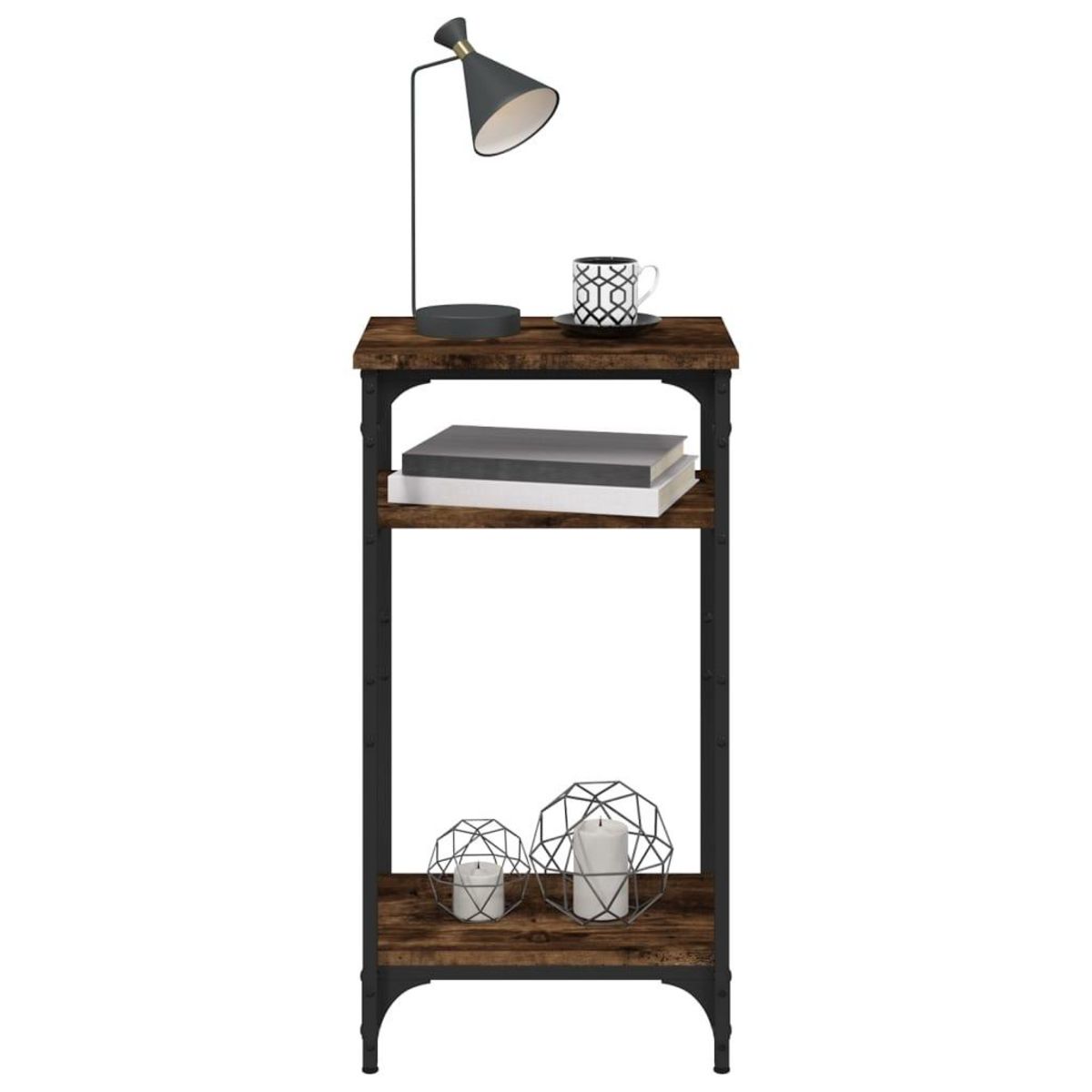 VIDAXL Table d'appoint Chene fume 40x30x75 cm Bois d'ingenierie