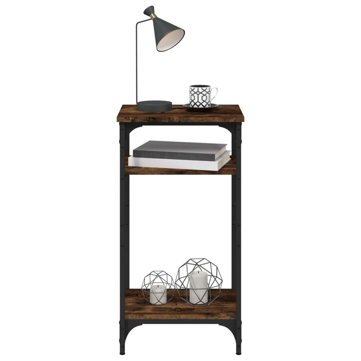 VIDAXL Table d'appoint Chene fume 40x30x75 cm Bois d'ingenierie