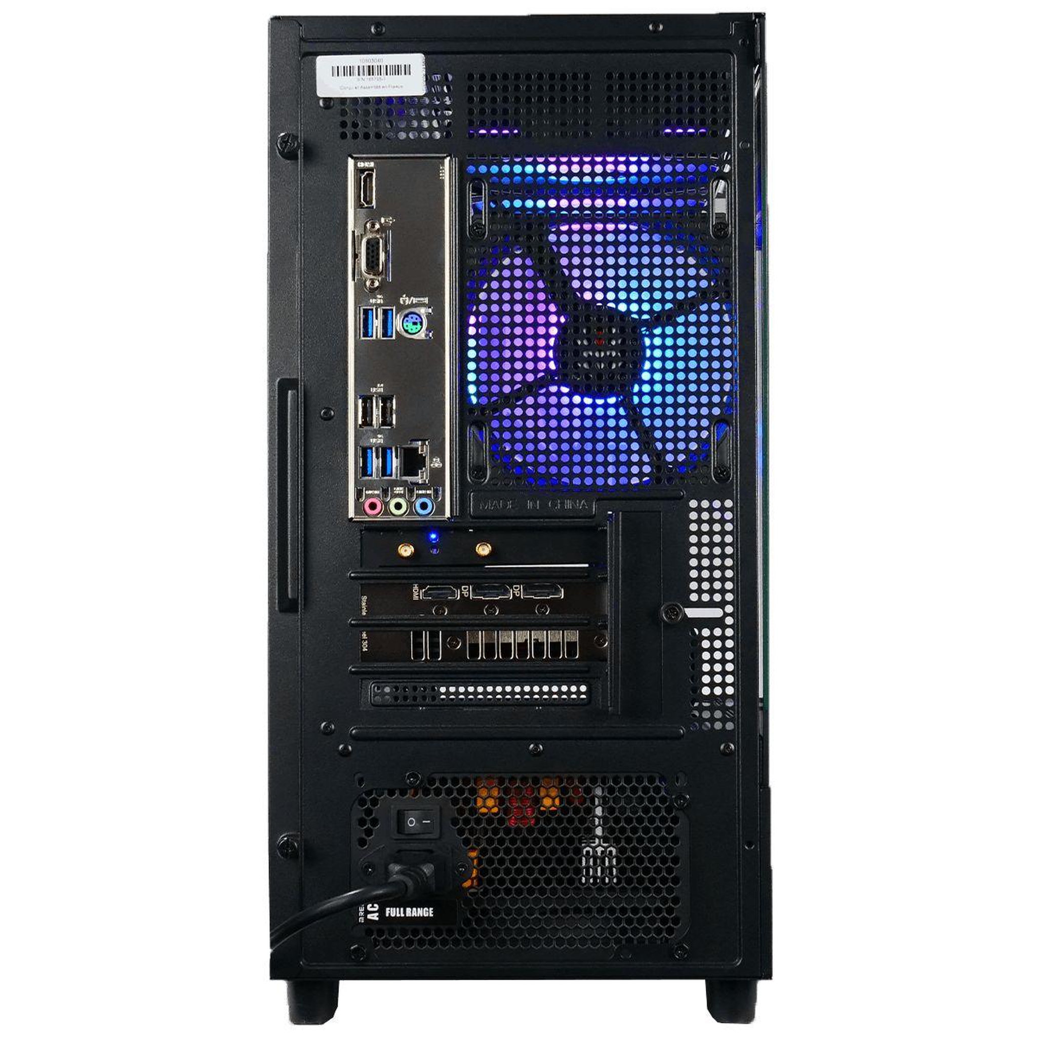 Voir la diapositive 4 : MRED Pc gamer cbt100-01 - amd ryzen 7 8700f - amd radeon rx 9060 xt - 32 go ram ddr5 - ssd 2 to
