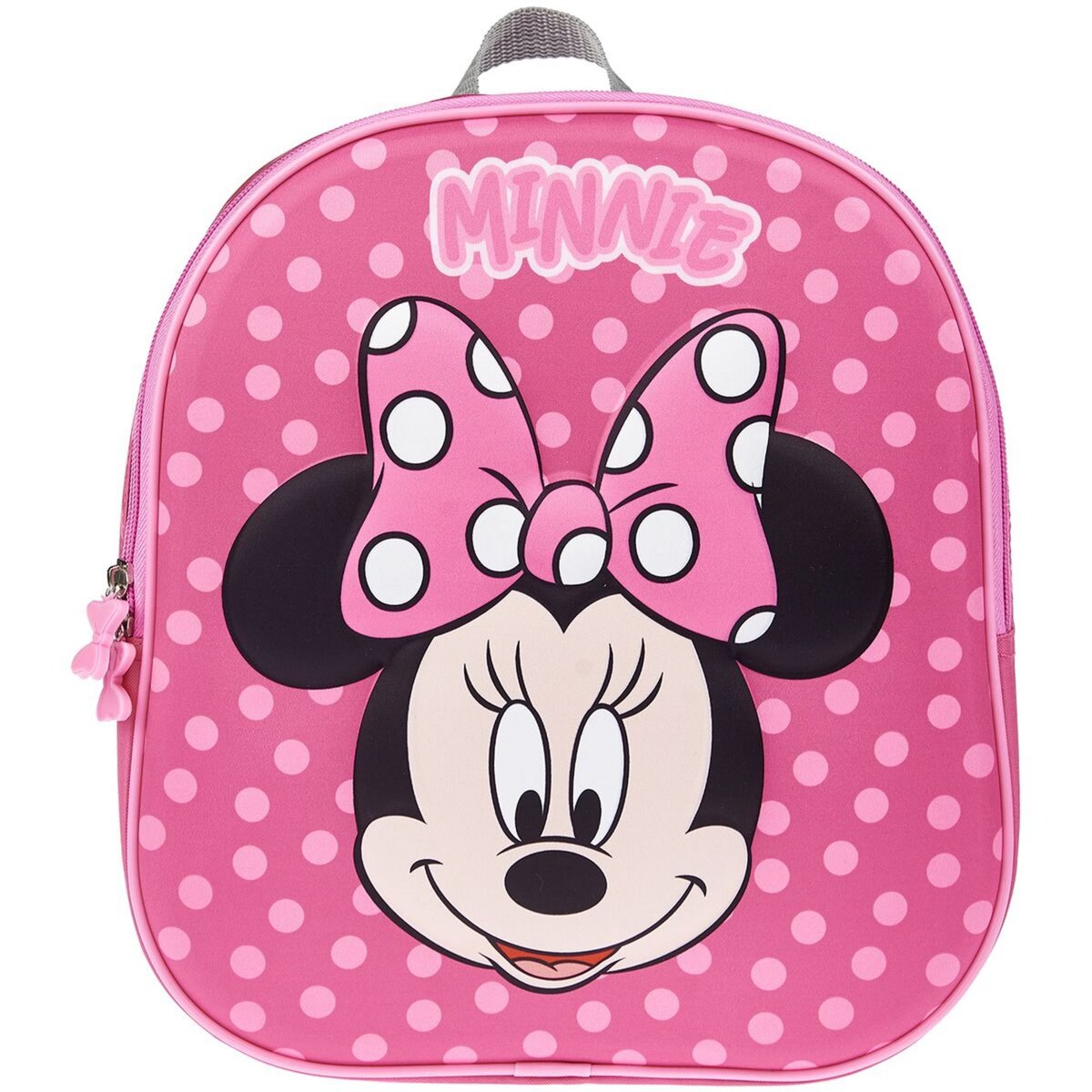 DISNEY Sac maternelle 3D rose Minnie pas cher Auchan