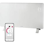Radiateur convecteur Sencor SCF 4740WH verre blanc Wi-Fi 2400W