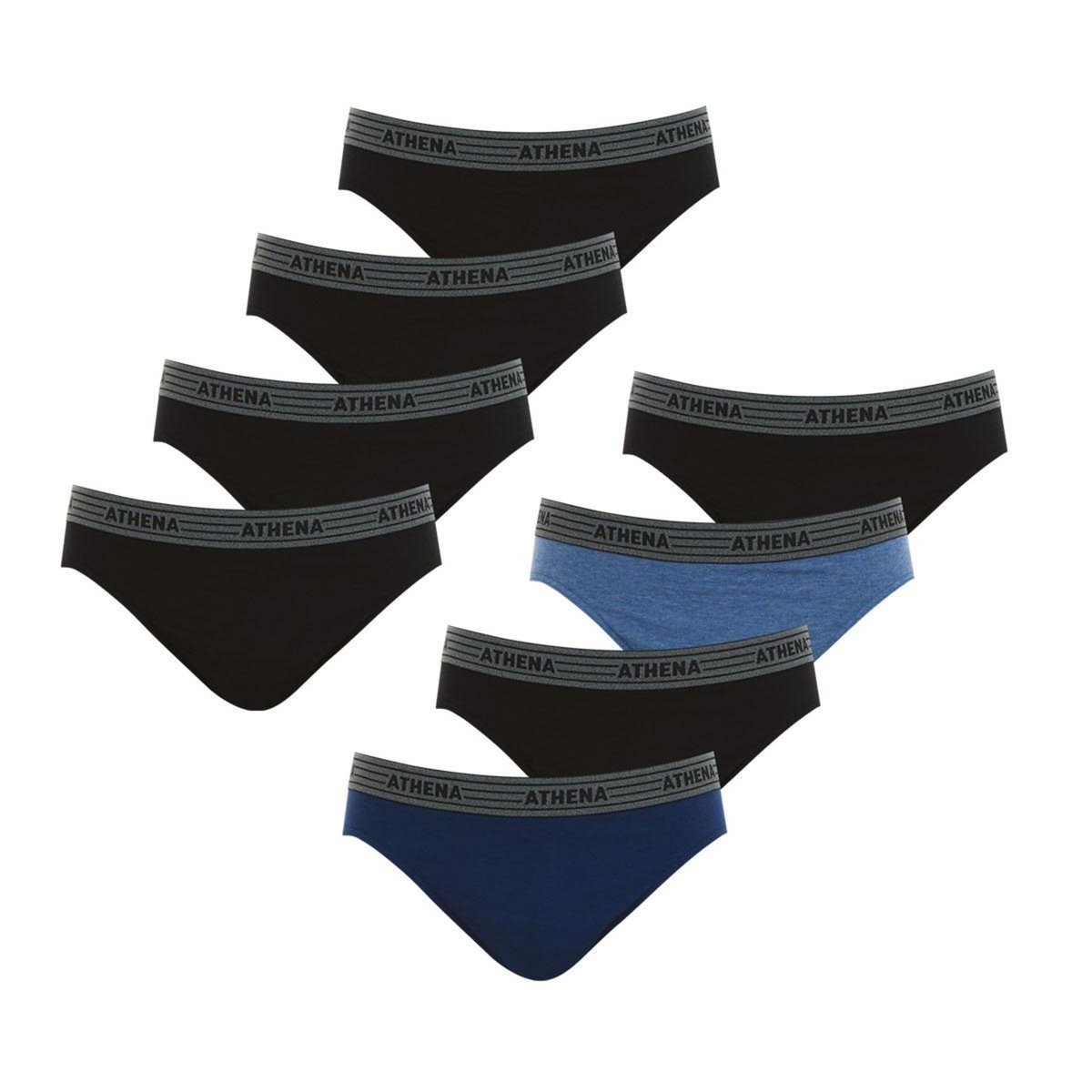 Athena Lot de 8 slips homme Eco Pack