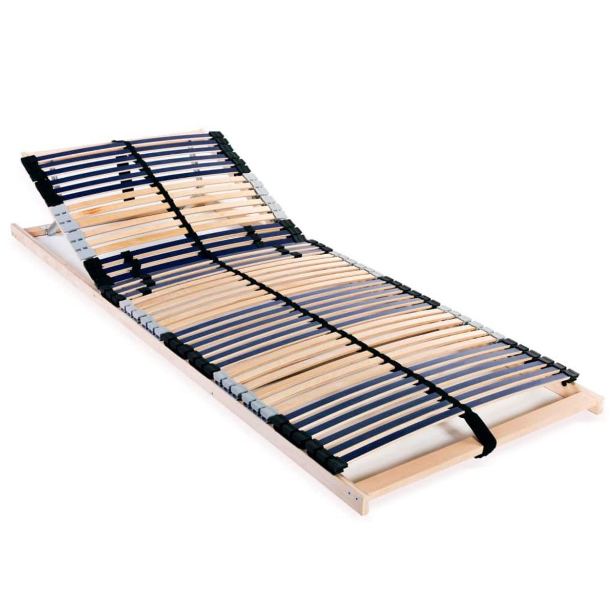 VIDAXL Sommier a lattes sans matelas avec 42 lattes 7 zones 80x200 cm