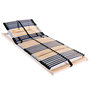 Voir la diapositive 1 : VIDAXL Sommier a lattes sans matelas avec 42 lattes 7 zones 80x200 cm