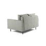 Voir la diapositive 6 : LISA DESIGN Charlie - canapé droit 2 places - en tissu velours relief