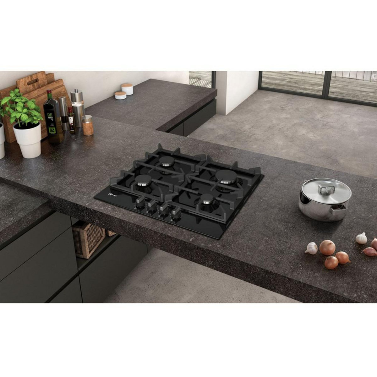 Neff Table de cuisson gaz 60cm 4 feux noir - t26ds49s0