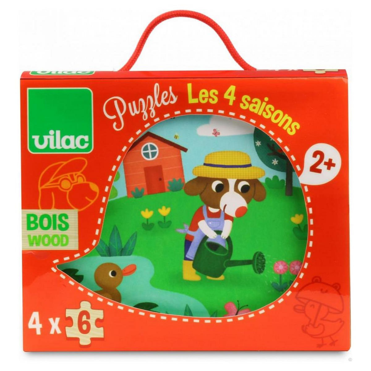 Vilac Puzzles les 4 saisons - coffret bois