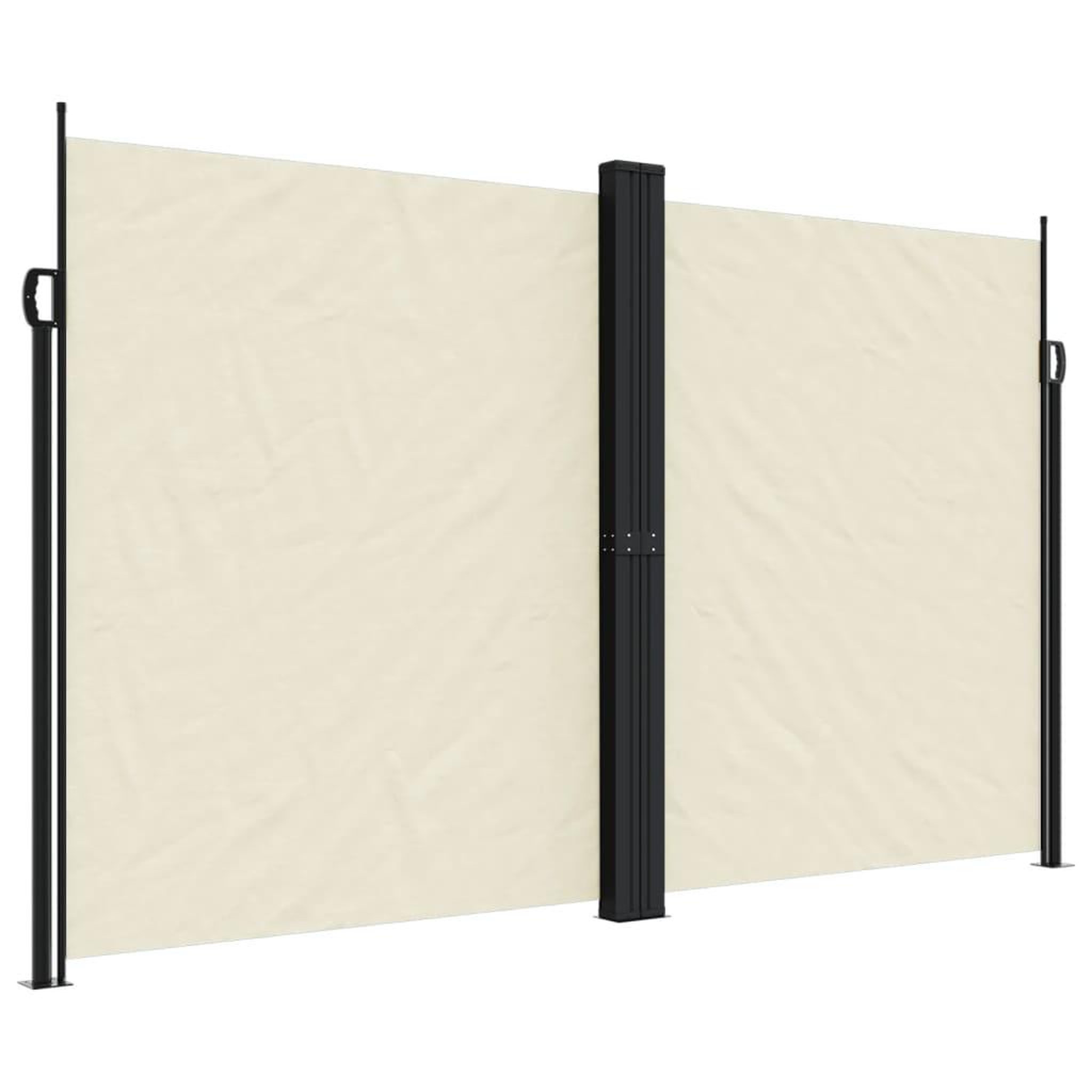 Voir la diapositive 2 : VIDAXL Auvent lateral retractable creme 200x600 cm