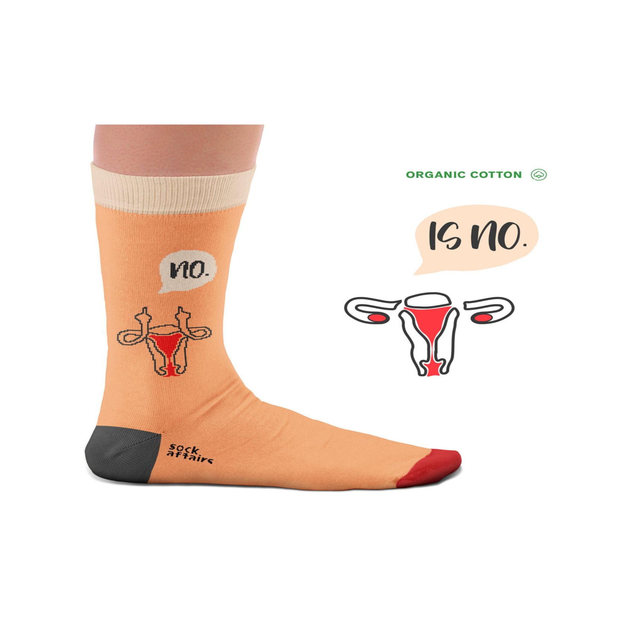 Voir la diapositive 2 : SOCK AFFAIRS Chaussettes coton bio non, c'est non