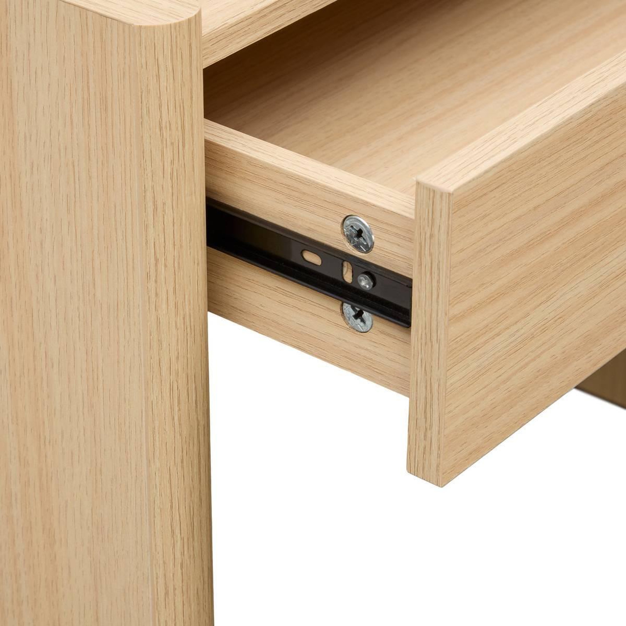 Voir la diapositive 4 : ATMOSPHERA Bureau Avec Tiroir  John  100cm Beige
