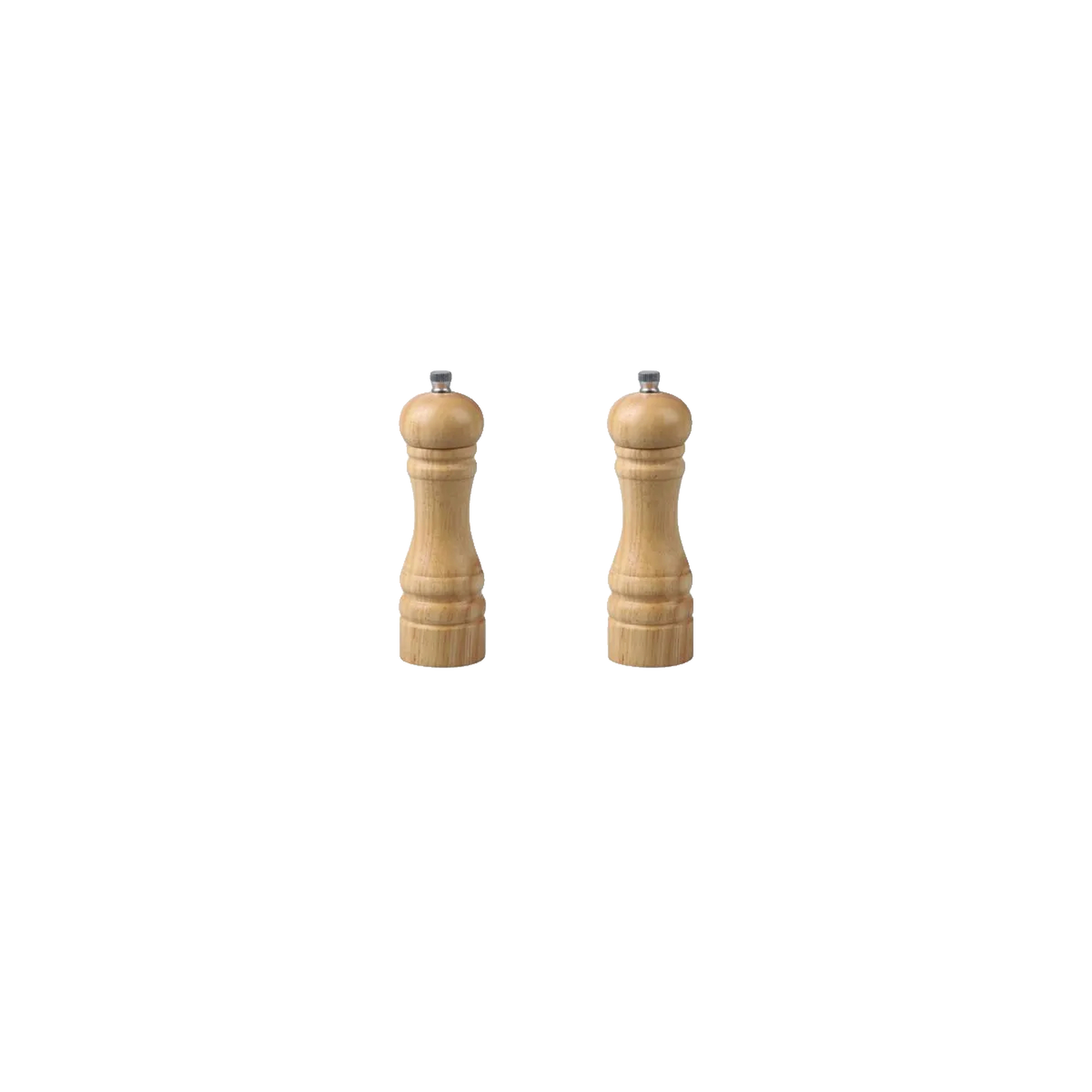 Fackelmann Moulin à poivre Fackelmann 18 cm bois 2 pack