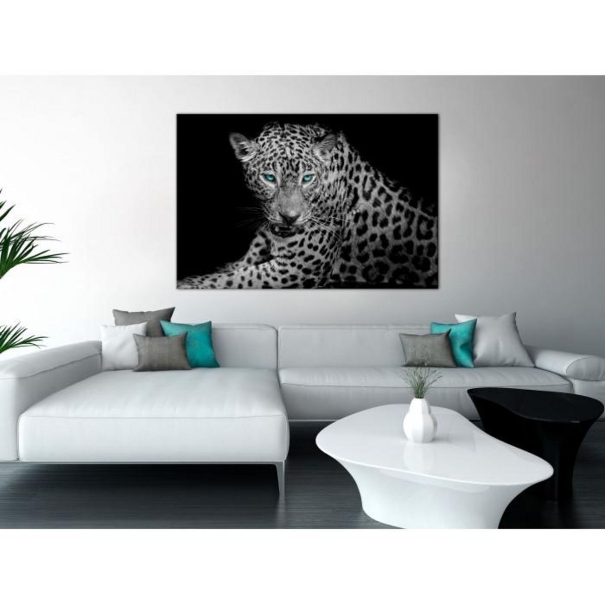 Paris Prix Tableau Imprimé  Leopard Portrait Wide