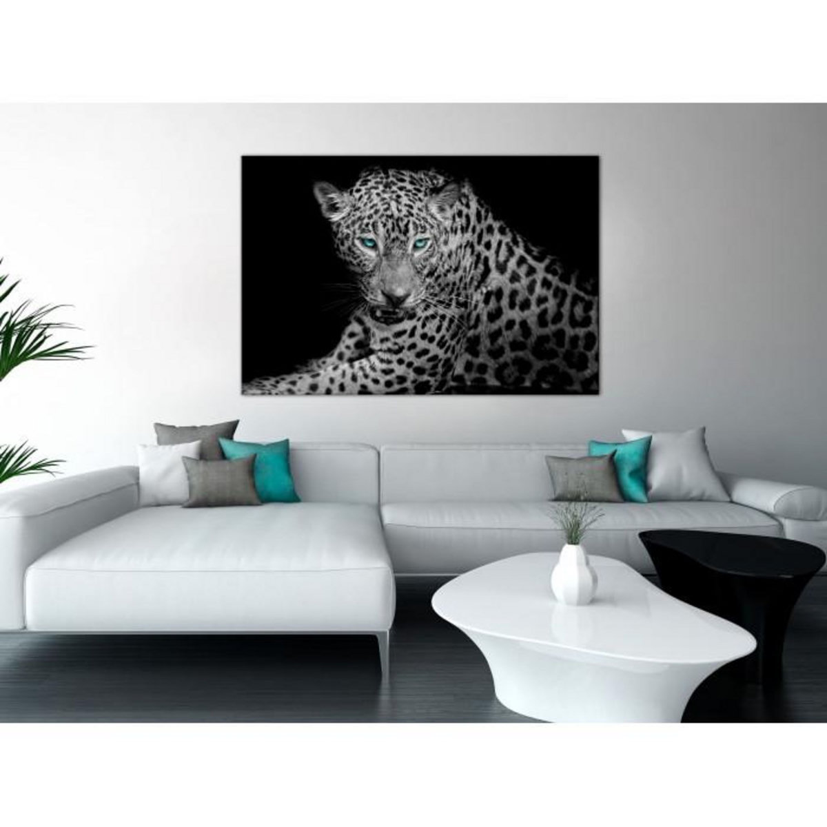 Paris Prix Tableau Imprimé  Leopard Portrait Wide