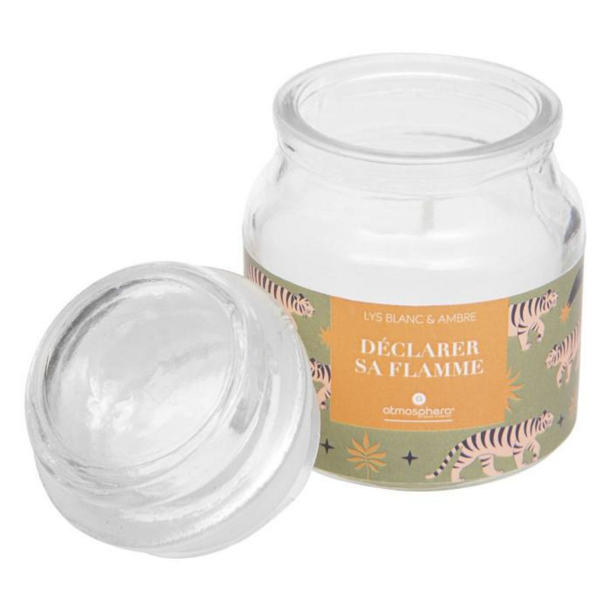 ATMOSPHERA Bougie Parfumée  Jomy  70g Lys Blanc & Ambre