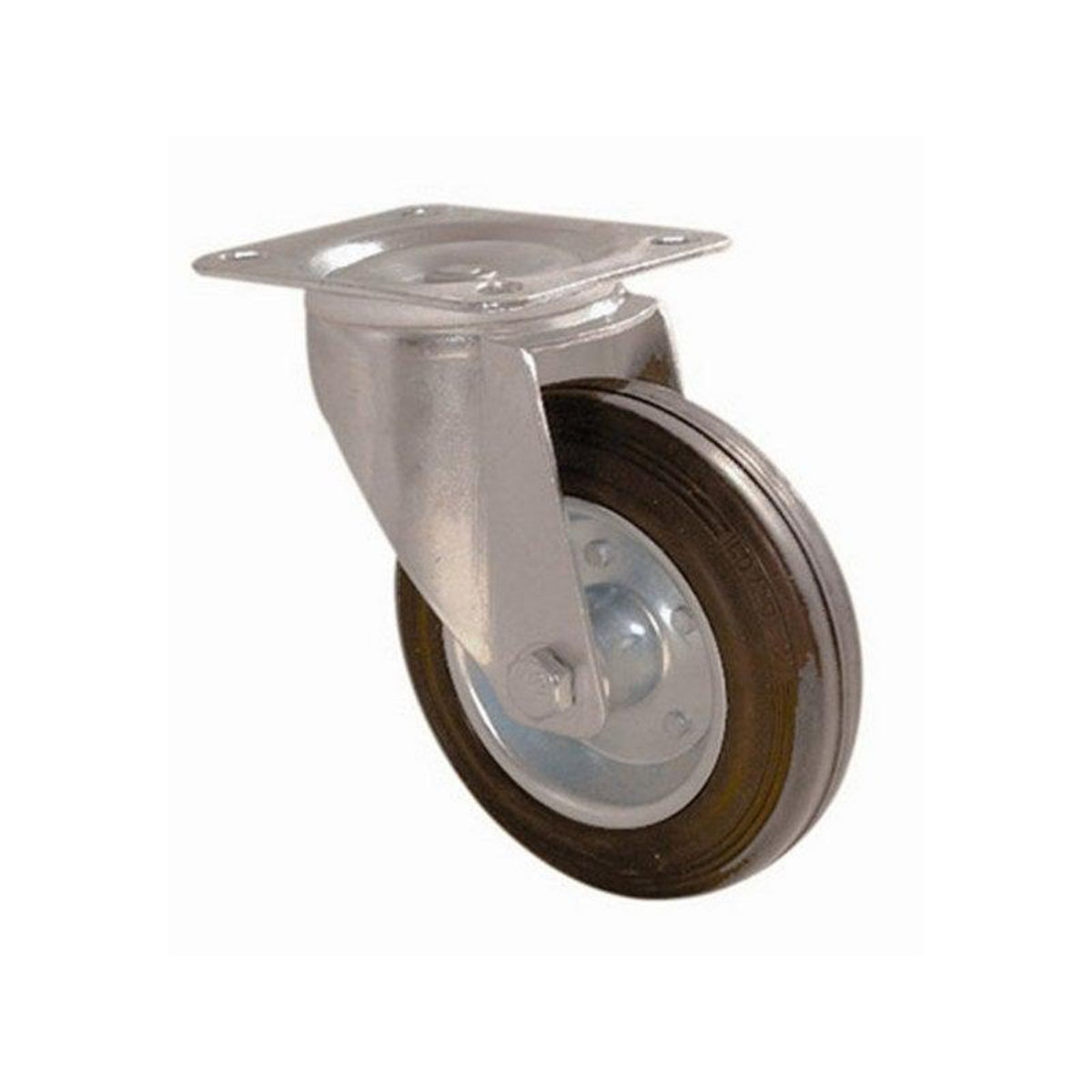 GUITEL POINT M Roulette Pivotante À Platine, Diam.160 Mm