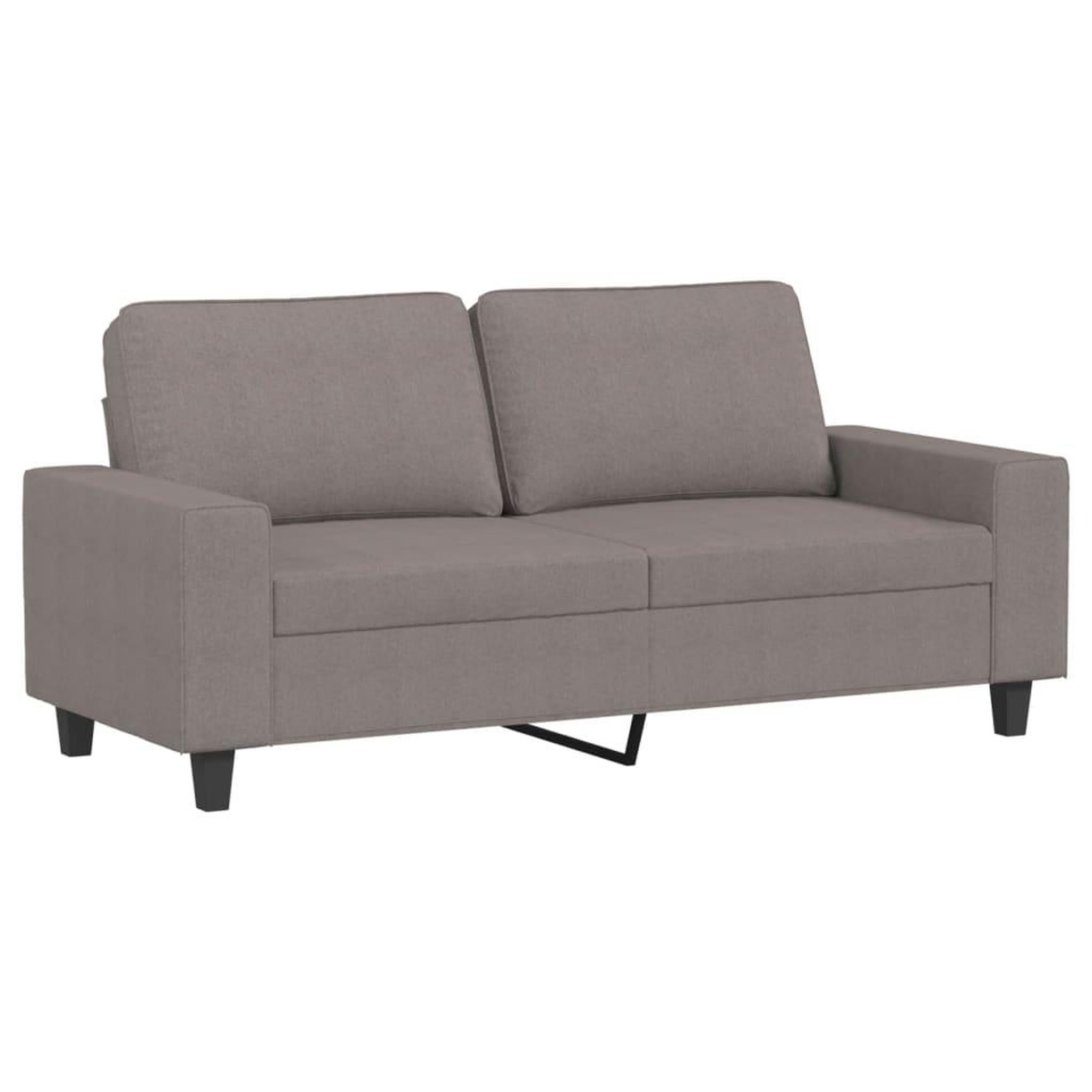 Voir la diapositive 3 : VIDAXL Ensemble de canapes 2 pcs taupe tissu