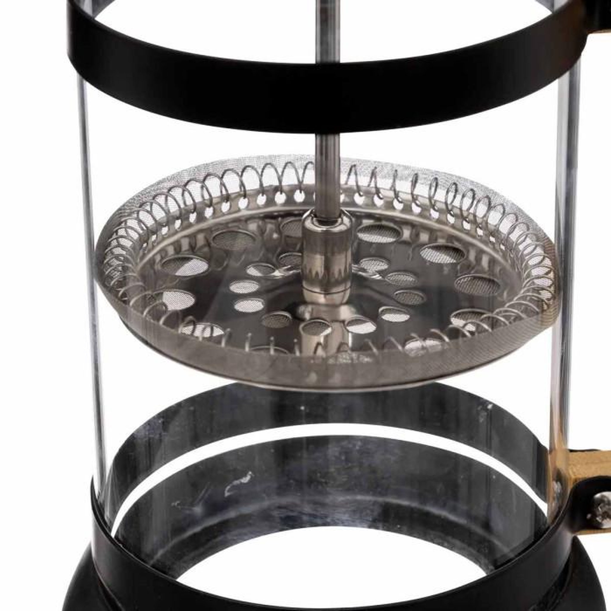 Voir la diapositive 5 : SECRET DE GOURMET Cafetière Design en Verre  Luther  60cl Noir
