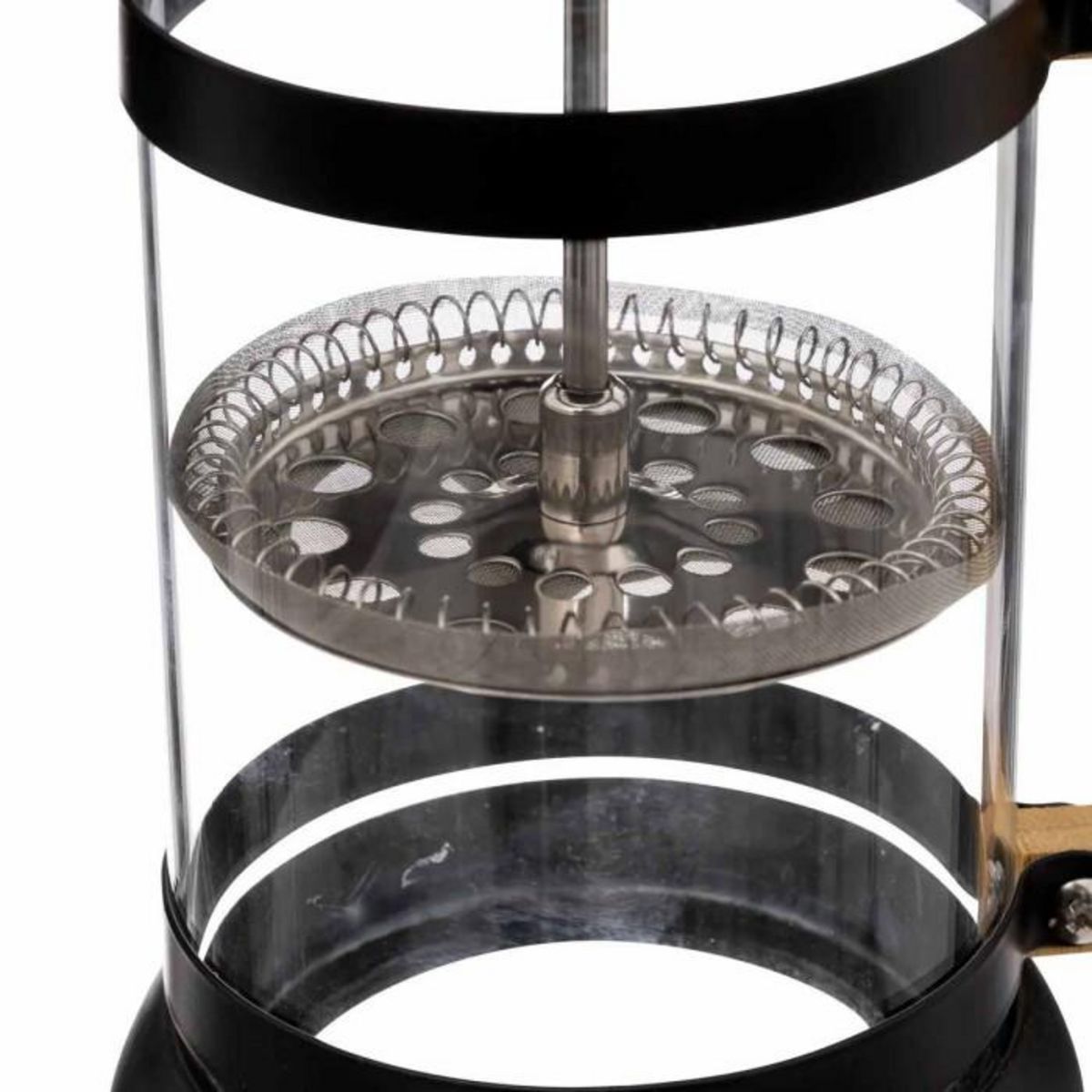 SECRET DE GOURMET Cafetière Design en Verre  Luther  60cl Noir