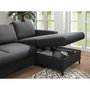 Voir la diapositive 4 : LISA DESIGN Tala - canapé d'angle droit - convertible avec coffre - 4 places - en tissu