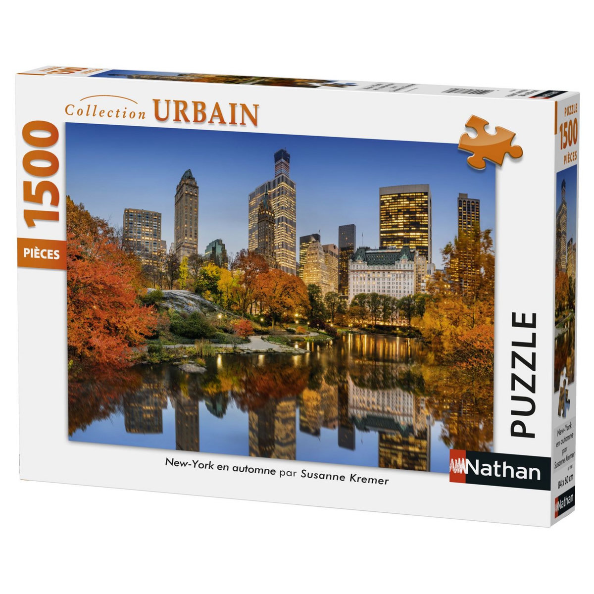NATHAN Puzzle 1500 pièces New York en automne