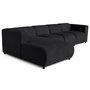 Voir la diapositive 2 : LISA DESIGN Suaro - canapé modulable d'angle gauche 5 places en tissu texturé