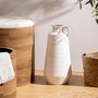 Voir la diapositive 4 : ATMOSPHERA Vase Pichet en Métal  Eran  41cm Blanc