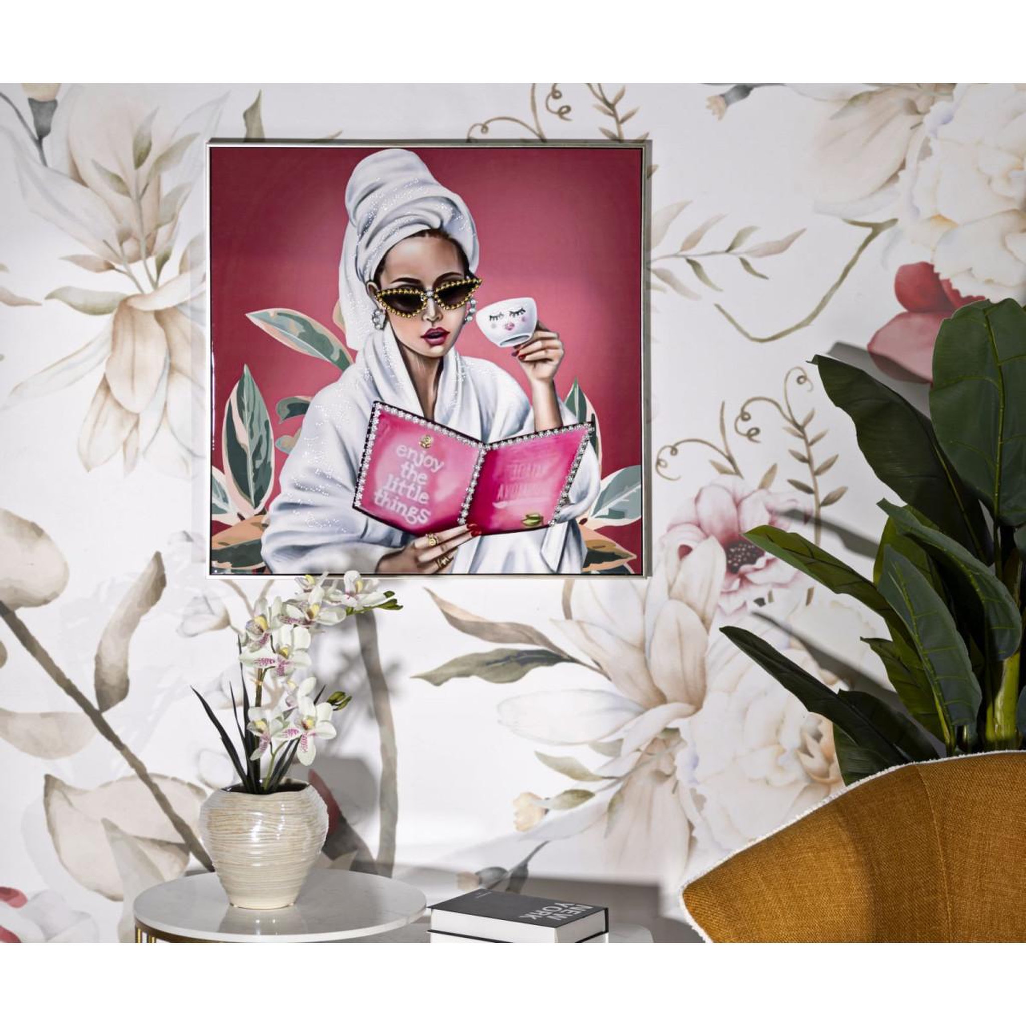 Voir la diapositive 6 : Paris Prix Tableau peinture  luxury spa i  82x82cm multicolore