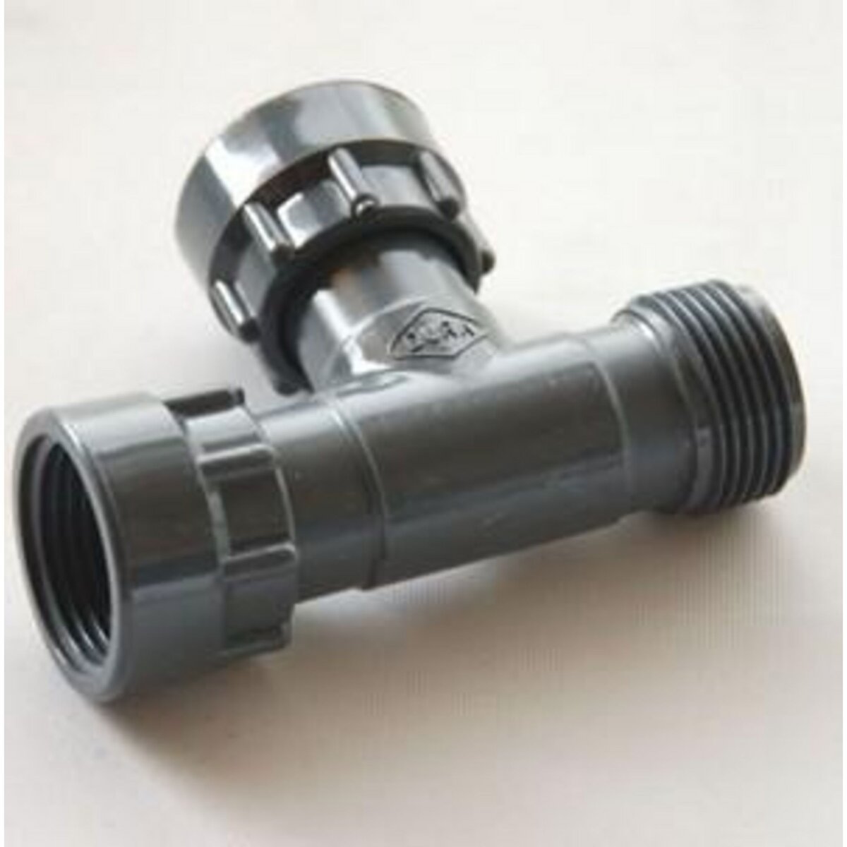 CENTRALE BRICO Té union PVC - 1  Mâle x 1  Femelle x 1  Femelle