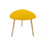 ATMOSPHERA 3 Tables d'appoint design Mileo - Gris et jaune