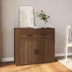 VIDAXL Buffet Chene marron 80x33x70 cm Bois d'ingenierie