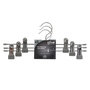Voir la diapositive 1 : FIVE Lot de 3 Cintres en Métal  Pinces  30cm Gris