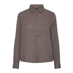 Pieces Chemise  Femme Pieces Kappel. Coloris disponibles : Marron
