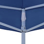 Voir la diapositive 4 : VIDAXL Toit de tente de reception 2x2 m Bleu 270 g/m^2