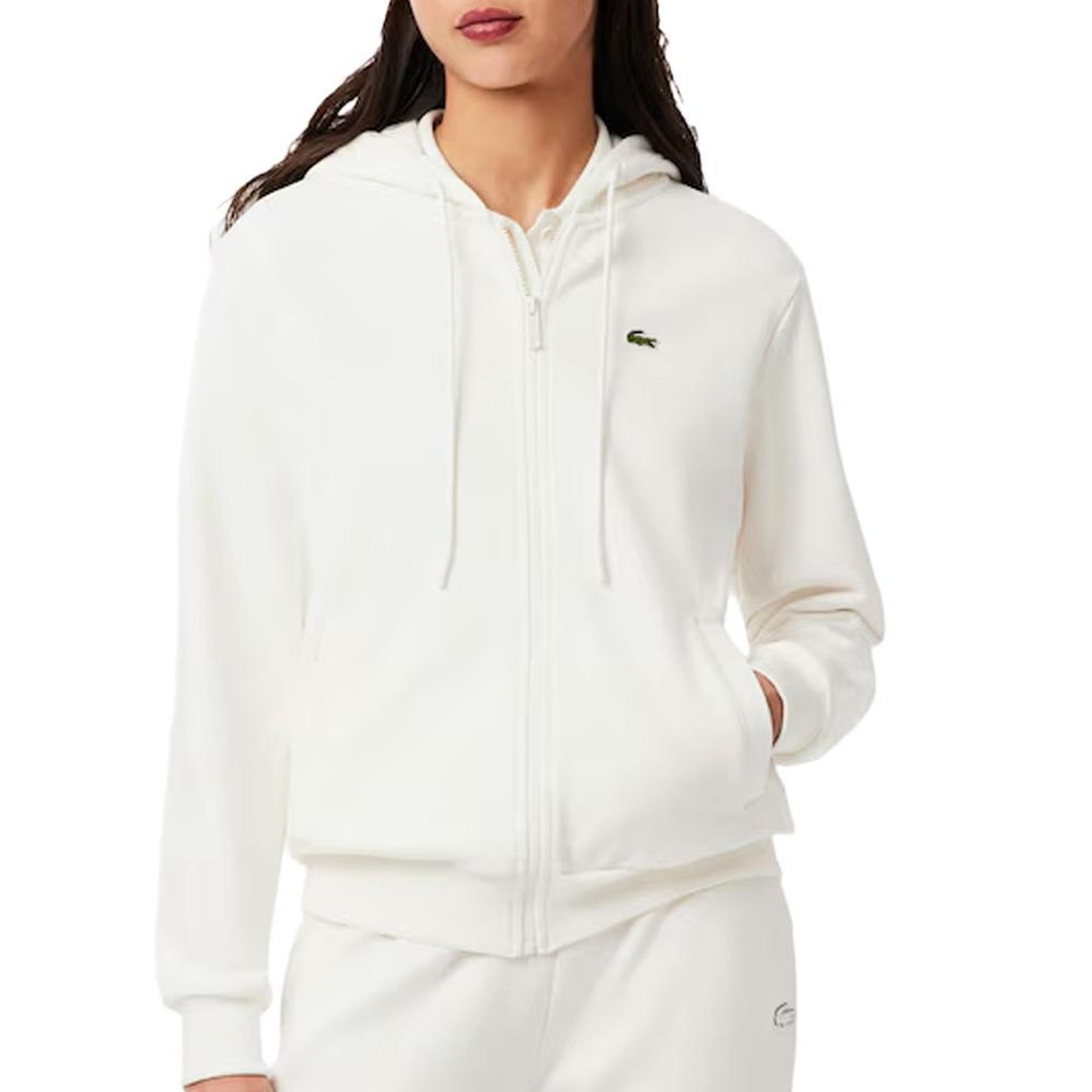 Voir la diapositive 2 : Lacoste Sweat blanc femme lacostesf5256