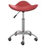 Voir la diapositive 2 : VIDAXL Chaise de bureau Rouge bordeaux Similicuir