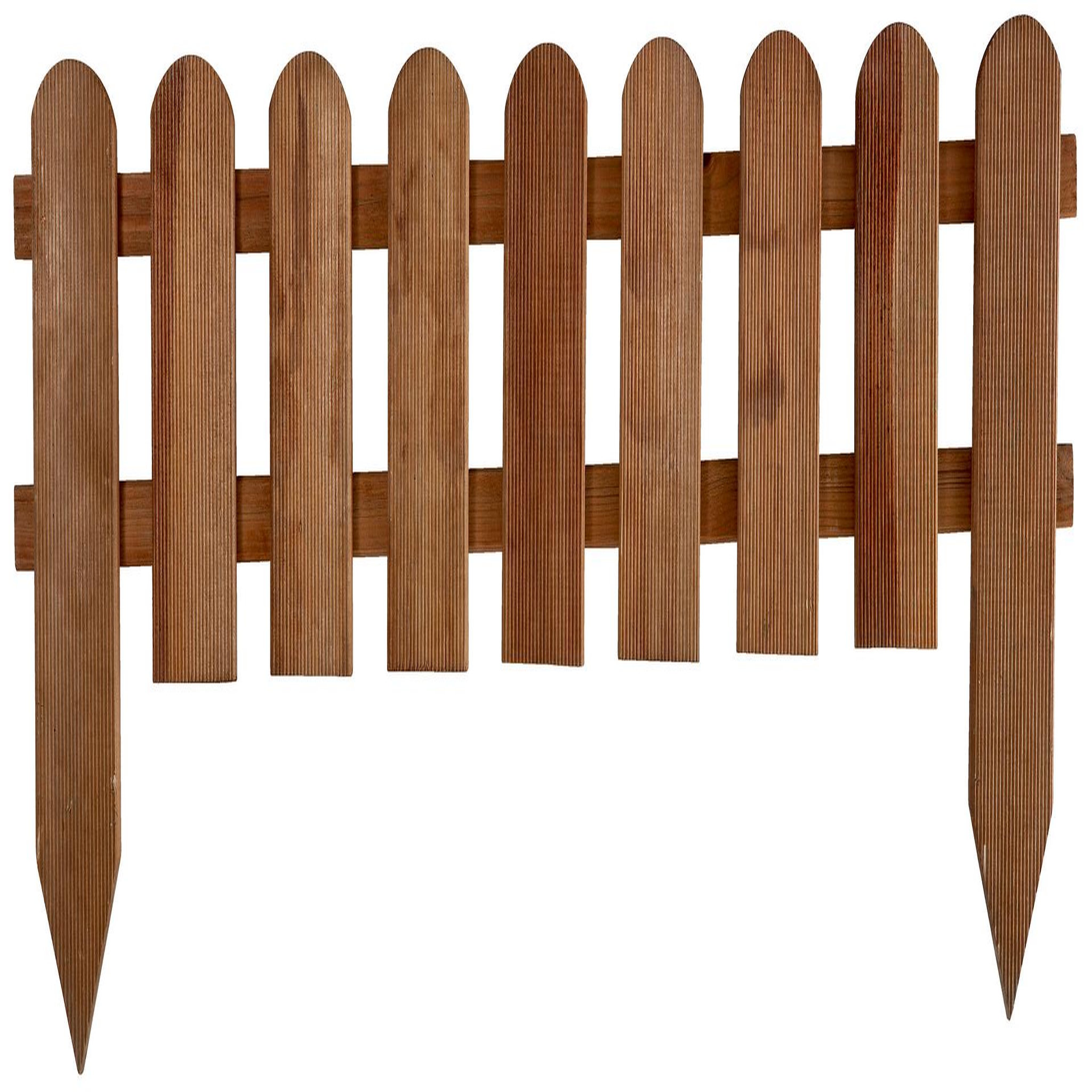 CENTRALE BRICO Bordure à planter Panama bois marron, H.45 x L.110 cm