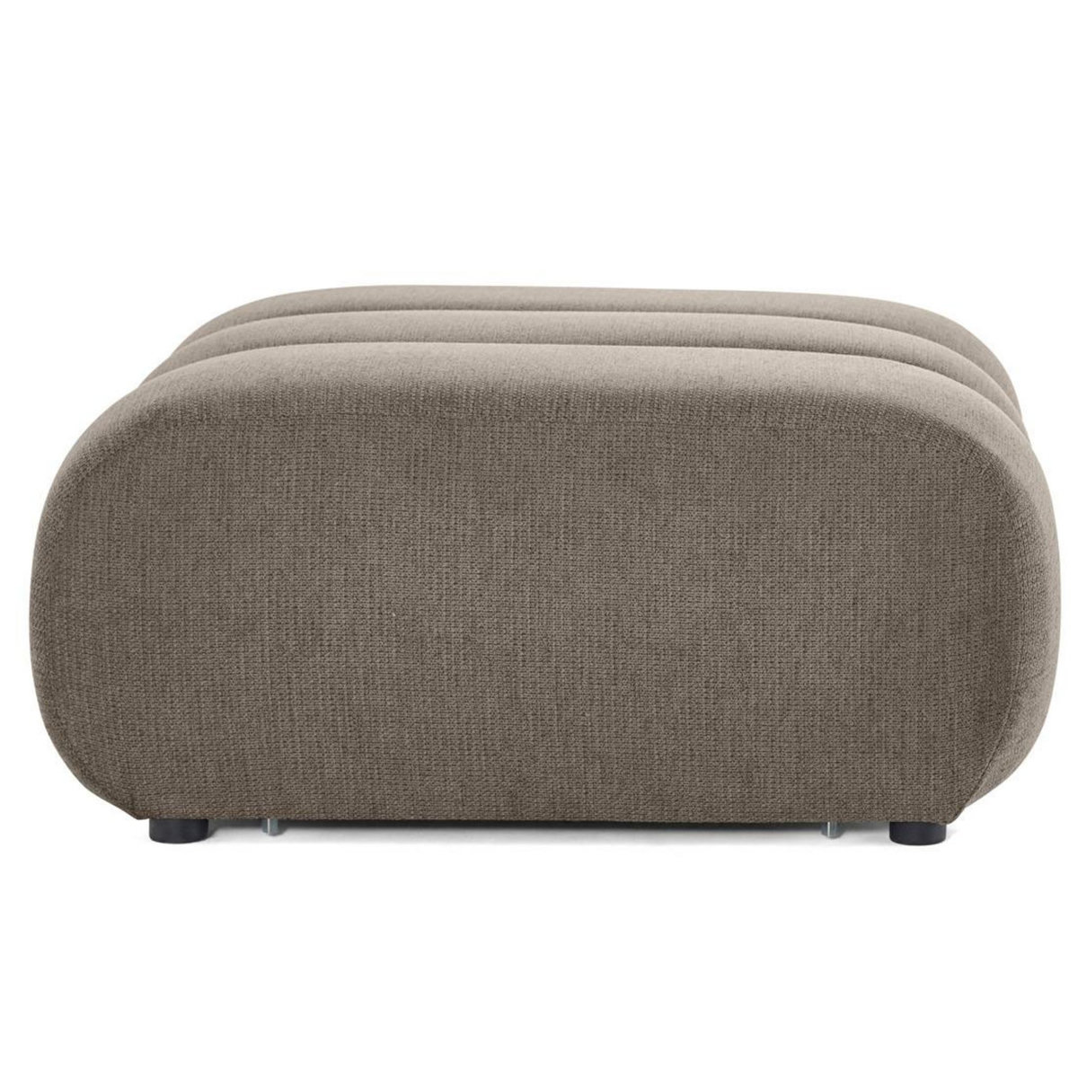 LISA DESIGN Debbie - pouf en tissu texturé