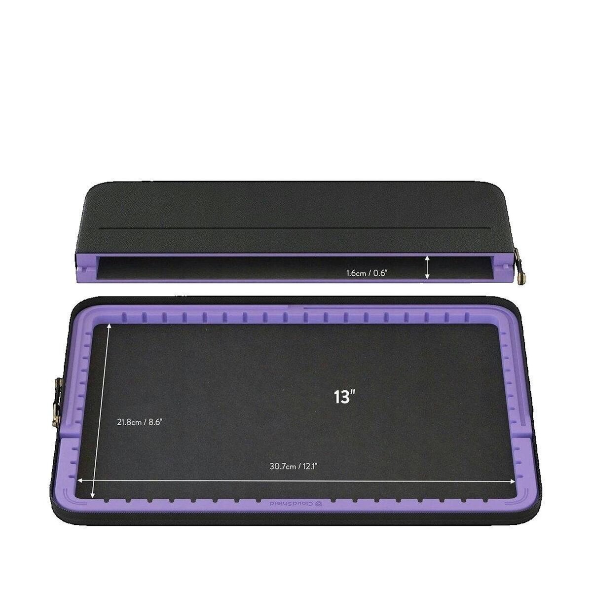 BURGAUD Housse ordinateur Burga Burga en cuir saffiano vegan Almond Latte