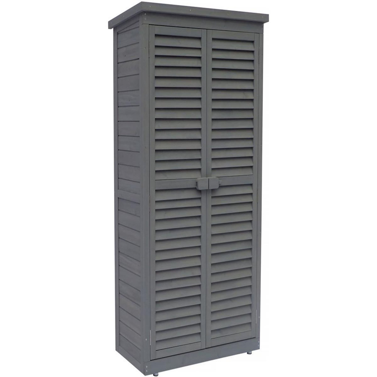 Habitat et Jardin Armoire de jardin  Space  - 87 x 46.5 x 160 cm - Anthracite
