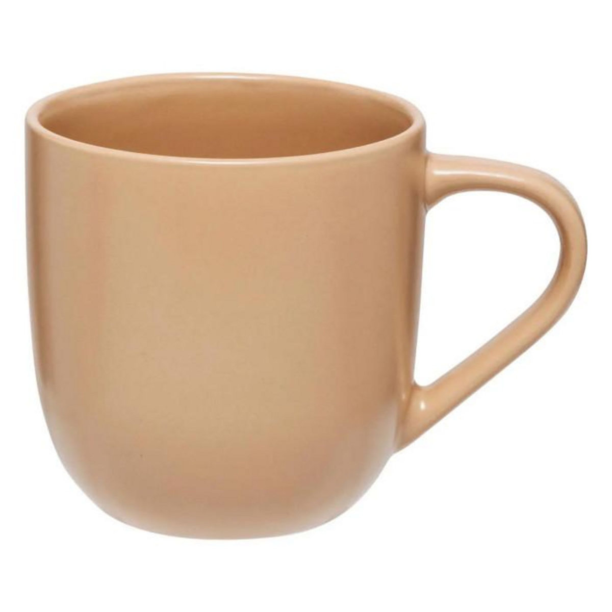 SECRET DE GOURMET Lot de 6 Mugs en Céramique  Maé  24cl Beige