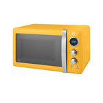 SWAN Micro-ondes Swan Noname Digital Retro Jaune 800W 5 niveaux de puissance 20L