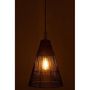 Voir la diapositive 3 : Paris Prix Lampe Suspension en Rotin  Cone  42cm Noir