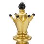 Voir la diapositive 3 : Paris Prix Pièce d'Échec Déco en Résine  Fou  38cm Or