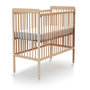 Voir la diapositive 3 : WEBABY Lit bébé coulissant en bois ESSENTIEL 60 x 120 cm
