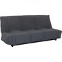 Voir la diapositive 3 : MARKET24 Banquette clic clac 3 places - anthracite - Style contemporain - L 193 x P 92 cm - LENA