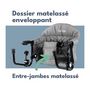 Voir la diapositive 3 : BAMBISOL Siege de table réhausseur BAMBISOL - Dossier Confort - Déhoussable et Lavable Machine - Fixation Multi-points